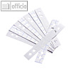 Lochverst?rkerstreifen f?r 60 / 80 mm Lochung, selbstklebend, transparent, 250 S