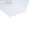 Flipchartpapier, kariert/blanko, 680 x 960 mm gerollt, 5 Blocks á 20 Blatt