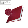 Buchbindemappe impressBIND, 71-105 Blatt, Leinen, Hardcover, bordeaux, 10 Stück