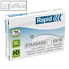 Rapid Heftklammern 23/10, verzinkt, 1.000 St?ck, 23372520