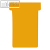 Nobo T-Karten f?r Stecktafeln, Gr??e 2, 60 x 85 mm, orange, 100 St?ck, 2002009