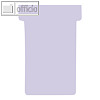 Nobo T-Karten für Stecktafeln, Größe 3, 92 x 120 mm, violett, 100 Stück, 2003012