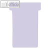 Nobo T-Karten f?r Stecktafeln, Gr??e 2, 60 x 85 mm, violett, 100 St?ck, 2002012