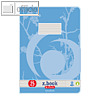 Herlitz X-Book Schulheft, Recyclingpapier, A4, liniert mit Rand, 3352507