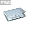 Sigel Visitenkartenbox Softbox, 25 Karten, 90 x 55 mm, transp./matt, VA140