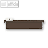 LEITZ H?nge-Leitkarte f?r SERIE 18 H?ngeregistratur, 25 St?ck, braun, 1827-00-00
