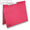 LEITZ Pendelhefter, DIN A4, 320g/m?, kaufm. Heftung, rot, 50 St?ck, 2013-00-25
