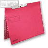 LEITZ Pendelhefter, DIN A4, 250g/m?, kaufm. Heftung, rot, 50 St?ck, 2014-00-25