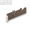 LEITZ Pendelleitkarte, f?r Pendelregistratur, DIN A4, braun, 25 St?ck,2027-00-75