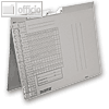 LEITZ Pendelhefter, DIN A4, 320 g/qm, Amtsheftung, grau, 50 St?ck, 2093-00-85