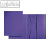 LEITZ Jurismappe DIN A4, Karton 320 g/m², bis 250 Blatt, violett, 3924-00-65