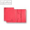 LEITZ Jurismappe DIN A5, Karton 320 g/m², bis 250 Blatt, rot, 3925-00-25