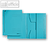 LEITZ Jurismappe DIN A5, Karton 320 g/m², bis 250 Blatt, blau, 3925-00-35