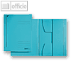 LEITZ Jurismappe DIN A5, Karton 320 g/m?, bis 250 Blatt, blau, 3925-00-35