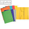 Jurismappe DIN A4, Karton 320 g/m?, bis 250 Blatt, sortiert, 25er Pack