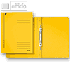 LEITZ Spiralhefter DIN A4, Karton 320 g/qm, 250 Blatt, gelb, 25 Stück,3040-00-15