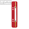 LEITZ Heftstreifen, 35 x 158 mm, PP-Folie, rot, 25 Stück, 3710-00-25