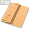 LEITZ ?senhefter, DIN A4, 1/2-Deckel, Amtsheftung, chamois, 50 St., 3741-00-11