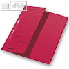 LEITZ ?senhefter, DIN A4, 1/2-Deckel, Amtsheftung, rot, 50 St., 3741-00-25