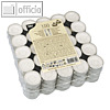 Papstar Teelichter ? 39 mm, Paraffin wei?, 100 St./Pack, 13302