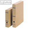 LEITZ Archiv-Schachtel DIN A3, 437 x 325 x 70 mm, natron, 5 Stück, 6085-00-00