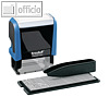 Trodat Textstempel Printy 4911 TYPO, 3-zeilig, zum Selbersetzen, blau, 4911 TYPO