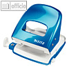 LEITZ Locher Nexxt 5008, bis 30 Blatt, blau-metallic, 5008-20-36