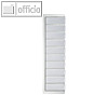 LEITZ Sichtfenster Uni-Schildchen, (BxH)53x19 mm, PVC, wei?, 50 St?ck,6004-00-01