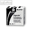 Buchstabensignal Orgacolor "W", auf Rolle, schwarz, 250 St?ck, 66321000