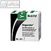 LEITZ Buchstabensignal Orgacolor "Y", auf Rolle, dunkelgr?n, 250 St., 6634-10-00