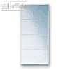 Schutzfolienschildchen auf Streifen, 72 x 39 mm, transparent, 100 Stück