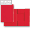 LEITZ Sammelmappe, DIN A4, Hartpappe 0.7 mm, rot, 180 Blatt, 3926-00-25