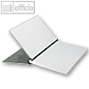 LEITZ Klemmbinder, DIN A4, Deckel grau, R?cken schwarz, 200 Blatt, 3944-00-85