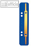 LEITZ Heftstreifen 35 x 158 mm, Karton 320 g/qm, blau, 25 St?ck, 3701-00-35