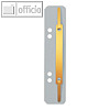 LEITZ Heftstreifen 35 x 158 mm, Karton 320 g/qm, grau, 25 St?ck, 3701-00-85