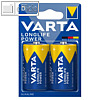 Varta Alkaline Batterien HIGH ENERGY, D Mono LR20, 1.5V, 2er Pack, 04920 121 412