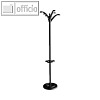 unilux Garderobenst?nder FLORA, H 170 cm, schwarz, 100340711