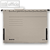 LEITZ ALPHA H?ngetaschen A4, mit Fr?schen, 225g/m?, grau, 5 St?ck, 1986-30-85