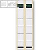 LEITZ Ordnerrücken-Etikett, 23 x 192 mm, kurz, schmal, grau, 10 Stück,1646-00-85