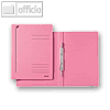 LEITZ Spiralhefter DIN A4, Karton 320 g/qm, 250 Blatt, pink, 25 Stück,3040-00-22