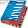LEITZ Pultordner Deskorganizer Color, DIN A4, 1-24 / A-Z, blau, 5914-00-35