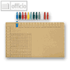 Stecksignal f. Registraturmappen, 12 x 40 mm, Hartfolie weiß, 50 Stück