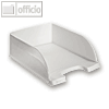 LEITZ Briefablage Plus Jumbo, DIN A4, Polystyrol, wei?, 4 St?ck, 5233-00-01