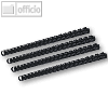 GBC Binderücken CombBind, DIN A4, 21 Ringe, Ø 8 mm, schwarz, 100 Stück, 4028174