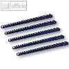 GBC Binderücken CombBind, DIN A4, 21 Ringe, Ø 12 mm, blau, 100 Stück, 4028237