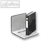 LEITZ Ringbuch DIN A5, Rücken 40 mm, 2 D-Ring-Mechanik, schwarz, 4213-00-95
