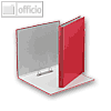 LEITZ Ringbuch DIN A4+, Rücken 30 mm, 2 D-Ring-Mechanik, rot, 4209-00-25