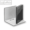 LEITZ Ringbuch DIN A4+, Rücken 30 mm, 2 D-Ring-Mechanik, schwarz, 4209-00-95