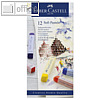 Faber-Castell Pastellkreiden STUDIO QUALITY, farbig sortiert, 12er Etui, 128312