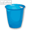 Durable Papierkorb transluzent-blau